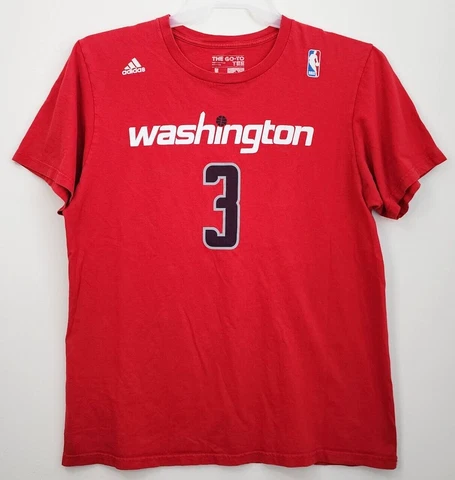 Washington Wizards Shirt Mens Large Bradley Beal 3 NBA Basketball Tee by Adidas Cover