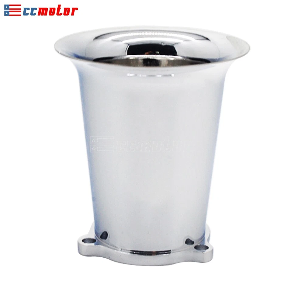 Limpiador de admisión de aire carburador CV Billet Velocity Stack cromado para Harley Foto 1 de 4