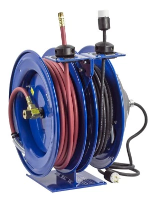 Coxreels C-L350-5016-X Dual Purpose Electric/Air Spring Rewind Reels: 50 3/8 - Image 1 of 2
