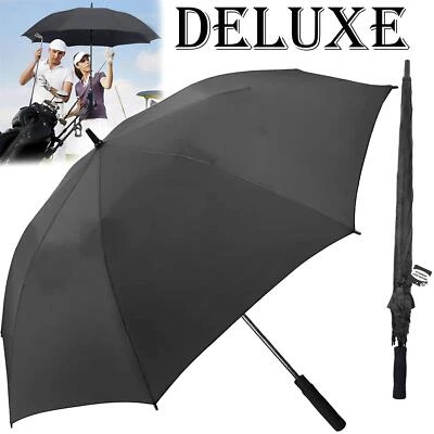 BUYSTARGET 🔥DELUXE 152cm Extra Large Golf Umbrella Windproof Automatic Auto Open Strong UK