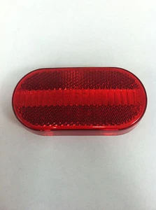 1 PC  DZ 77-557R Red Lens for Side Marker 90305 4 x 2 Oval SAE PCA 81 - Picture 1 of 4