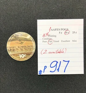 AAFES POGS, 15th Series/Printing,1 POGS, 10¢, #P917, FAIR - Picture 1 of 2