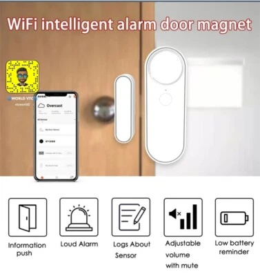 Capteur Alarme Porte Fenêtre Connecté Par Application - Bild 1 von 4