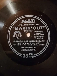 MAD MAGAZINE 26 MAKIN' OUT VIRGIN RECORD UNCIRCULATED MAGAZINE EDITOR PREMIUM - Foto 1 di 9