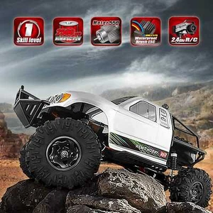 REMO Hobby Grade 1/10 RC Monster Truck 4WD Rock Crawler Off Road Brushed RC Car - Picture 1 of 12