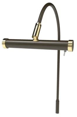 Luz LED de imagen Cocoweb 6" Tru-Slim en bronce caoba con adaptador enchufable Foto 1 de 4