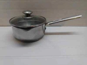 Wear-Ever 1.5 Qt Saucepan Stainless Gravy Warmer Butter Pot Wearever Strain Lid - Picture 1 of 5
