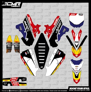 Grafik Kit für Yamaha Crystal Aufkleber YZ 125 250 2015 2016 2017 2018 2019 - Bild 1 von 1