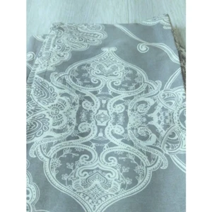 Pottery Barn Duschstoff Vorhang Medaillon Majestic Grau Badezimmer 72 x 72 Zoll - Bild 1 von 9