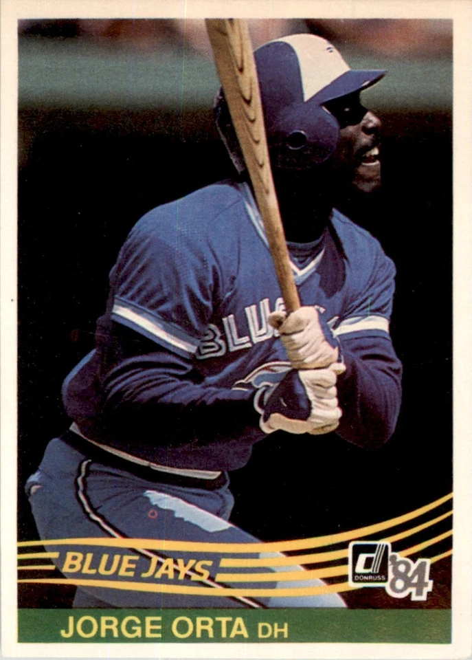 1984 DONRUSS JORGE ORTA TORONTO BLUE JAYS #317 - Image 1 of 2