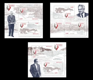 monaco 2023 Prince RAINIER III builder PORT HERCULE LARVOTTO LONTVIELLE 3xms2v - Picture 1 of 1