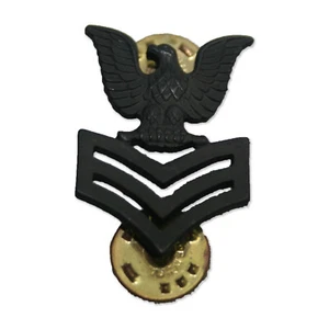 Lot of 2 U.S Navy Petty Officer First Class Subdued Rank Pin USN Black Uniform - Picture 1 of 3
