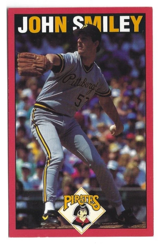 Pittsburgh Pirates John Smiley  Nationwide Insurance postcard Foto 1 de 1