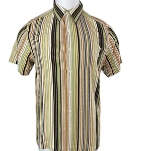 Geoffrey Beene Hemd Herren Medium Knopfleiste - Kurzarm Neu mit Etikett (652) - Bild 1 von 9