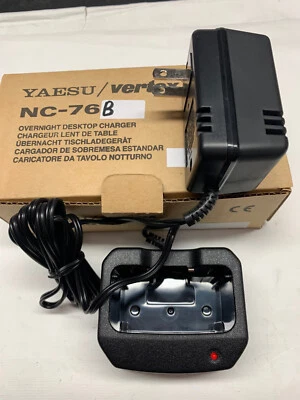 New Vertex Standard Yaesu NC-76B Overnight Desktop Charger 120 VAC - Image 1 of 3