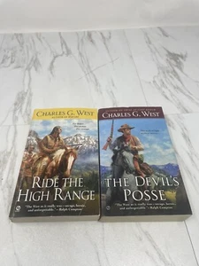Charles G West Lot Of 2 Western Paperback - Picture 1 of 6