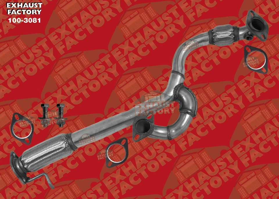 100-3081 FRONT EXHAUST FLEX PIPE FITS 2012 GMC TERRAIN 3.0L 发动机 V6 — 第 1/1 张图片