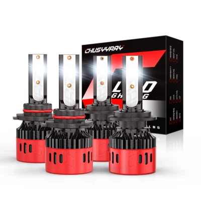 For Ford Fiesta 2011-2019- 4X Front LED Headlight High/Low Beam 6000K Bulb Kit - Image 1 of 4