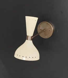 One Piece Matt cream Brass wall sconce - Italian wall light - wall lamp - Diablo - Picture 1 of 5