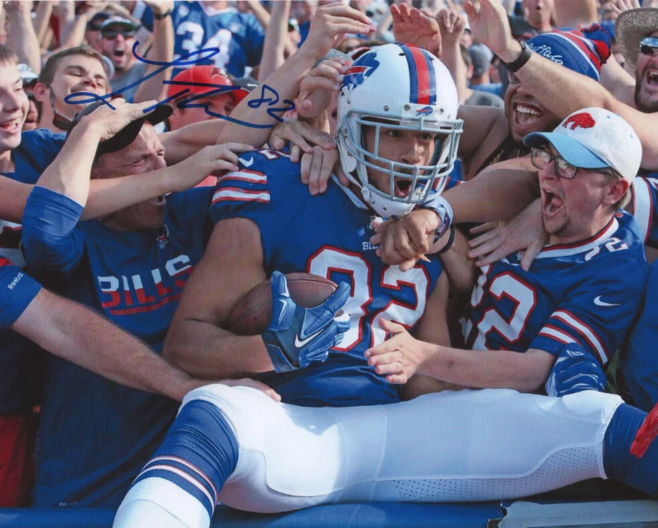 Foto de futebol americano Logan Thomas Buffalo Bills assinada 8x10 certificado de autenticidade! - Imagem 1 de 1
