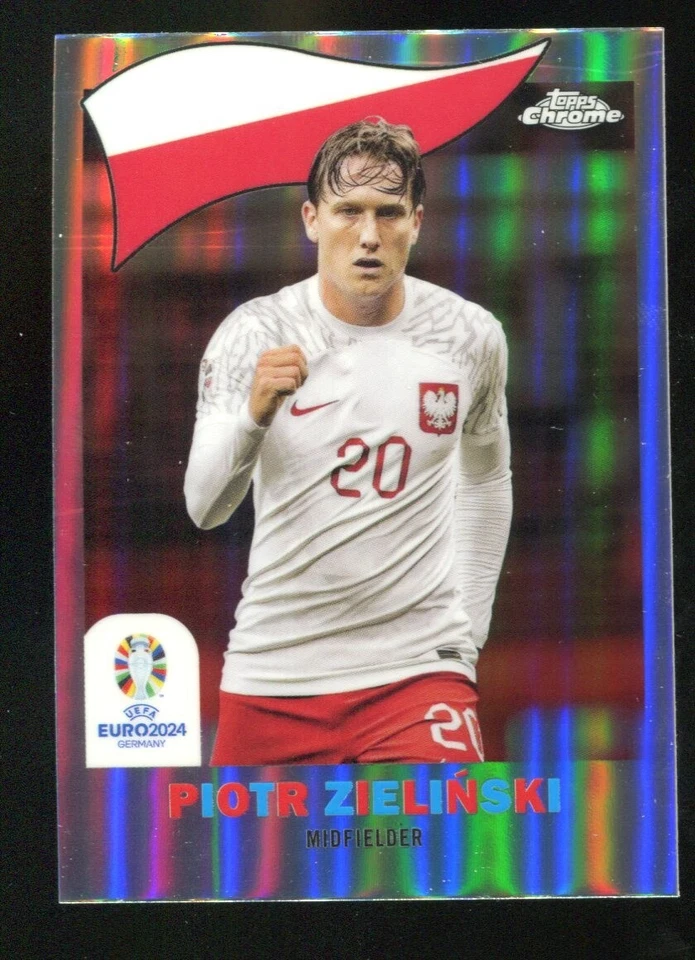2024 Topps Chrome UEFA Euro Pick You Base & Insert Refractor Parallels - Image 1 of 1