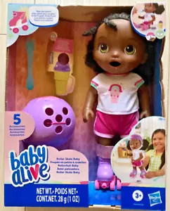 Baby Alive Roller Skate Baby Doll Eats And Poops NEW 3+ - Picture 1 of 6