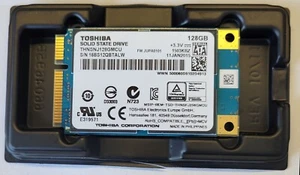 Sony Toughpad TOSHIBA 128GB SATA 6Gb/s SSD Solid State Drive mSATA THNSNJ128GMCU - Picture 1 of 2