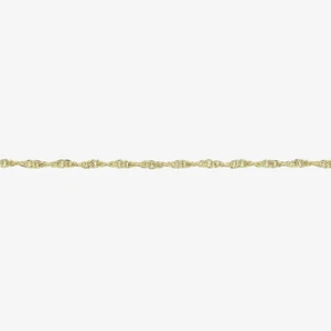 Cadena de cuerda fina Príncipe de Gales de oro amarillo de 9 quilates de 20 pulgadas G7R20 - Imagen 1 de 1