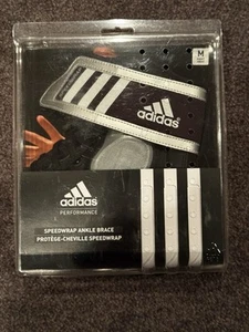 Adidas Speedwrap Basketball Ankle Braces Right Foot - Black Size M NEW in Box - Picture 1 of 11
