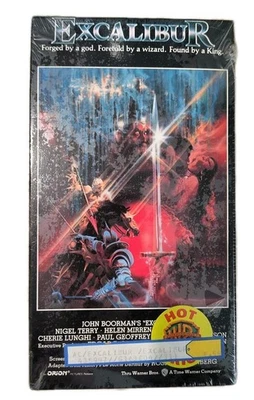 VHS - Excalibur 1991 - Nigel Terry, Helen Mirren,  VHS TAPE Sealed Water Marks Foto 1 de 3