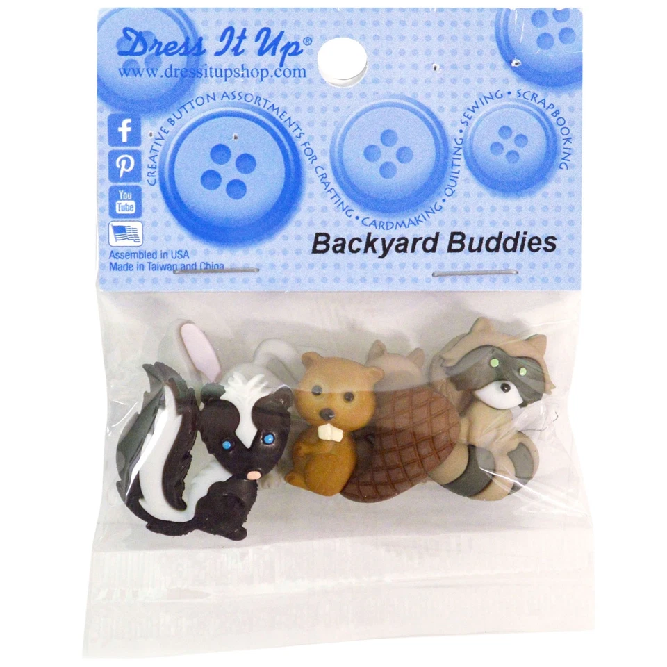 Dress It up 8311 Buttons Backyard Buddies