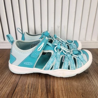 KEEN Seacamp II CNX Kids Sandals Blue Aqua Water Shoes Toddler Size 11 Beach Low - Image 1 of 4