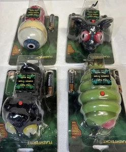 Linternas de Halloween Gemmy Flash-Frights de Colección Nuevo de Lote Antiguo Difícil de Encontrar ¡No Como Nuevas! Lote de 4 - Imagen 1 de 24