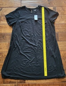 J Jill Womens Dress Black Size 2X NWT Short Sleeve (Z1) - Picture 1 of 5