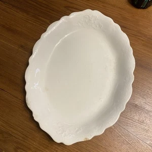 Johnson Brothers Ironstone Oval Scallop Vintage Serving Platter 41x31cmEngland - Picture 1 of 13