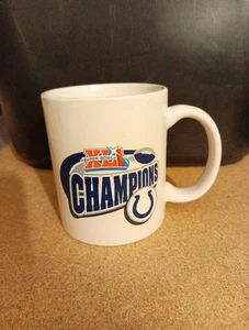 Taza de café Indianapolis Colts Super Bowl XLI con récord de temporada en la parte posterior - Imagen 1 de 5