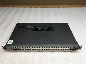 NetGear ProSafe 48-Port Gigabit Smart Network Switch GS748T w/ Rack Ears - Picture 1 of 9