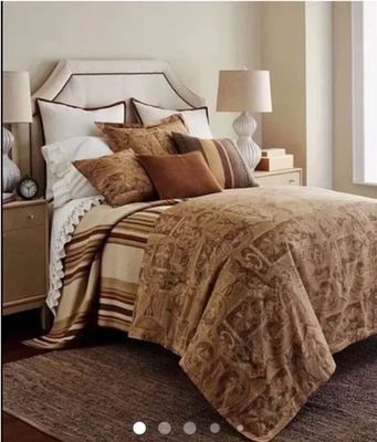 Edredón Ralph Lauren Bellosguardo Queen RARO Hecho en Italia - 91" x 84" Foto 1 de 4