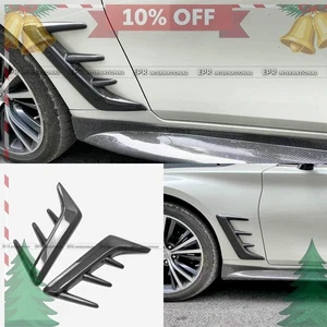 Kits de carrocería de fibra de carbono para guardabarros delantero Infiniti Q60 CV37 2017+ - Imagen 1 de 16