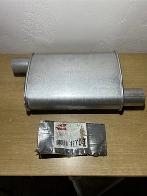 Dynomax 17703 Thrush Turbo Muffler 2" In 2" Out Offset/Offset - Universal - Image 1 of 4