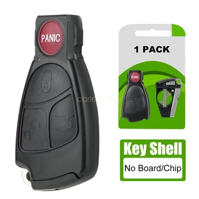 Para Mercedes Benz C230 C240 C320 E320 E500 S430 S500 Mando a distancia Llavero Carcasa Estuche Foto 1 de 4