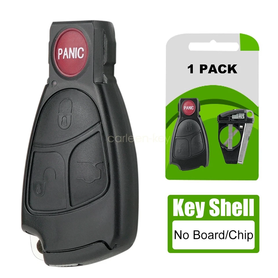 Para Mercedes Benz C230 C240 C320 E320 E500 S430 S500 Mando a distancia Llavero Carcasa Estuche Foto 1 de 4