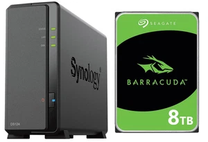 Serwer NAS Synology DiskStation DS124 8TB Seagate Barracuda - Zdjęcie 1 z 4