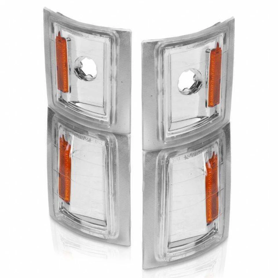 Lente transparente con reflector ámbar luces de esquina ANZO para Chevy K3500 1994-1999 Foto 1 de 4