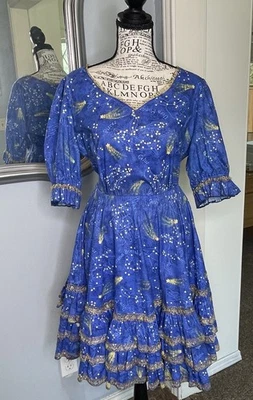 Disfraz de Hada Celestial Talla M/L Halloween Cuadrado Baile Fiesta Horóscopo Volantes Foto 1 de 4