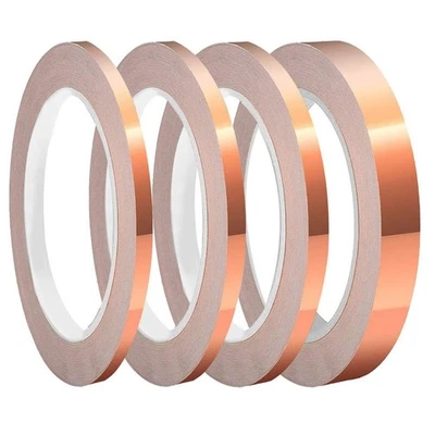 Copper Tape 4 Pack Conductive Adhesive Electrical Grounding Crafts DIY - Image 1 of 4