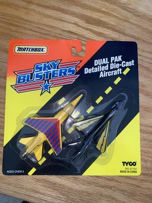 1994 MATCHBOX. - Sky Busters Dual Pack Airplane #57104 SEALED PACKAGE. - Image 1 of 4