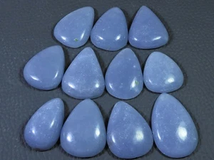 245Cts. Lote de 11 piezas de piedras preciosas sueltas cabujón pera angelita natural - Imagen 1 de 6