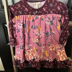 Matilda Jane Fresh Cut Flowers Moments With You Horses Dress Girls Size 4 - Picture 1 of 5