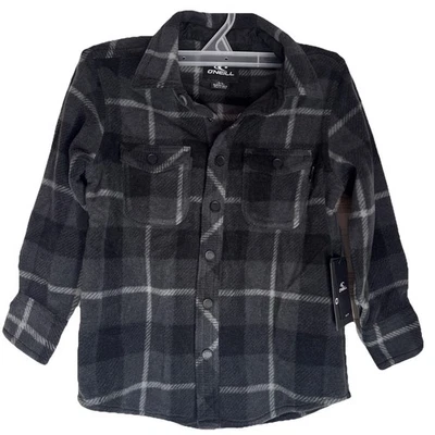 Camisa de franela súper polar a cuadros O’Neill niños pequeños talla 4/pequeña Foto 1 de 4